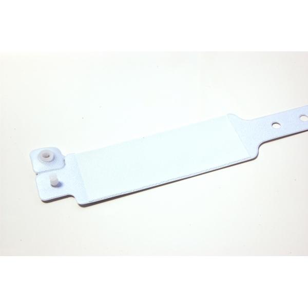 Bracelet hôpital avec panneau d'écriture - taille adulte - blanc - extra-souple pour peaux sensibles_0