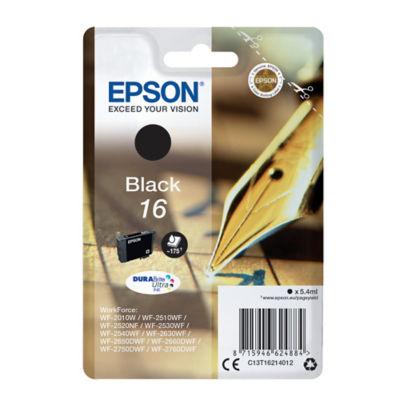 Cartouche d'encre Epson 16 N Stylo noire pour imprimantes jet d'encre_0