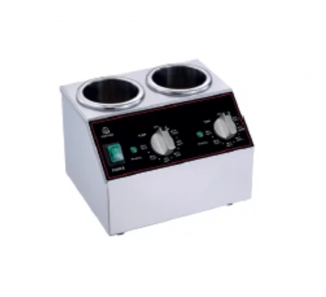 Chauffe sauce en acier inoxydable - 2 supports bouteille de sauce - Réf: BW32OZ2_0