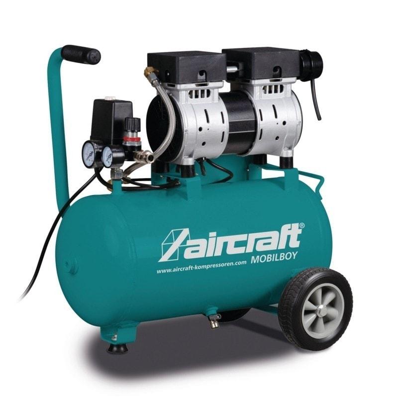 Compresseur Aircraft Mobilboy Silence 131/24 OF E - Mobile, sans huile, silencieux et performant_0