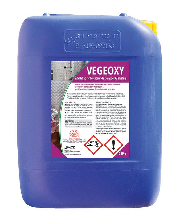 Dérougissant végéoxy - agent de nettoyage à base de peroxyde d'hydrogène - agréé contact alimentaire - Réf B000901_0