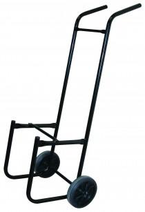 Diable de transport pour chaises Iso - structure en acier avec roues de 200 mm - capacité 10 à 12 chaises_0