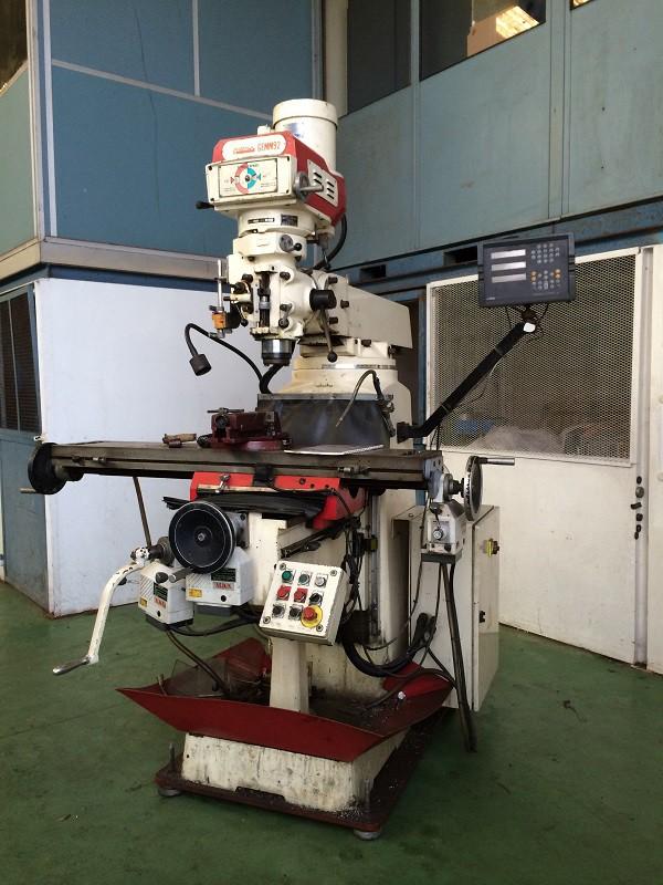 Fraiseuse à tourelle GEMM 92K KVS40 - Courses X850 Y400 Z500 - Table 1370x254mm - Cône SA40 - Vitesses 70-4000 Tpm_0