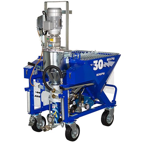 Mixpro 30 - Machine à projeter Euromair - Ragréage, plâtre et produits coupe-feu_0