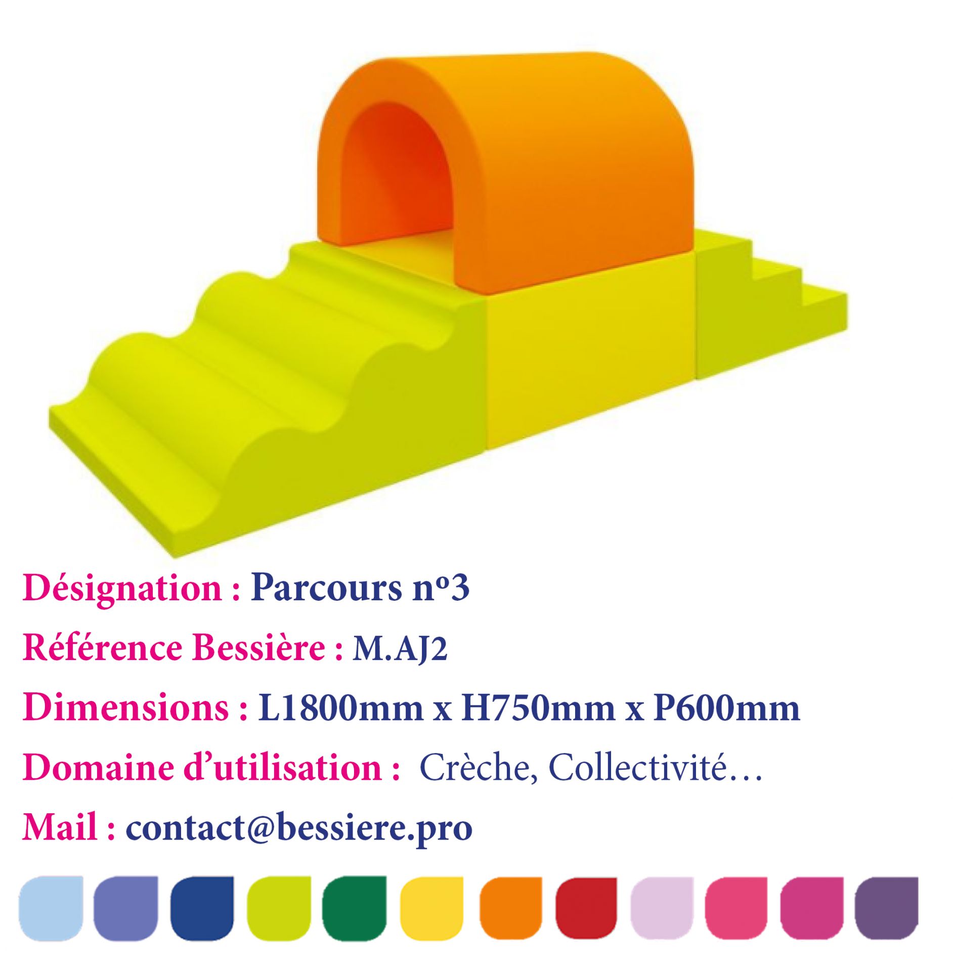 Parcours de motricite2-3 ans