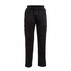 Pantalon de cuisine mixte Chef Works Slim Fit Cargo noir S - S GAB222-S_0