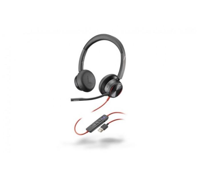 Poly Blackwire BW8225-M - Micro-casque UC filaire USB-A, ANC, 2 écouteurs, réf. 468226_0