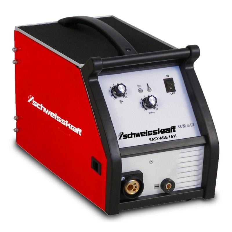 Poste à souder professionnel Schweisskraft SYN-MIG 161i - 1089017 - réglage continu pour acier_0