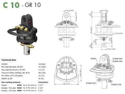 Rotateur C10 / Pr10 - Agriforest - Marque Balrotor_0
