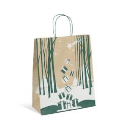 Sac Douce Nuit II kraft brun poignées torsadées  26+12x32cm par 250 - 3700481692127_0