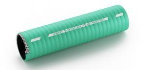 Tuyau d'aspiration et refoulement - Liquides agressifs - Caoutchouc thermoplastique multicouches - Diamètre 45 - Vert_0
