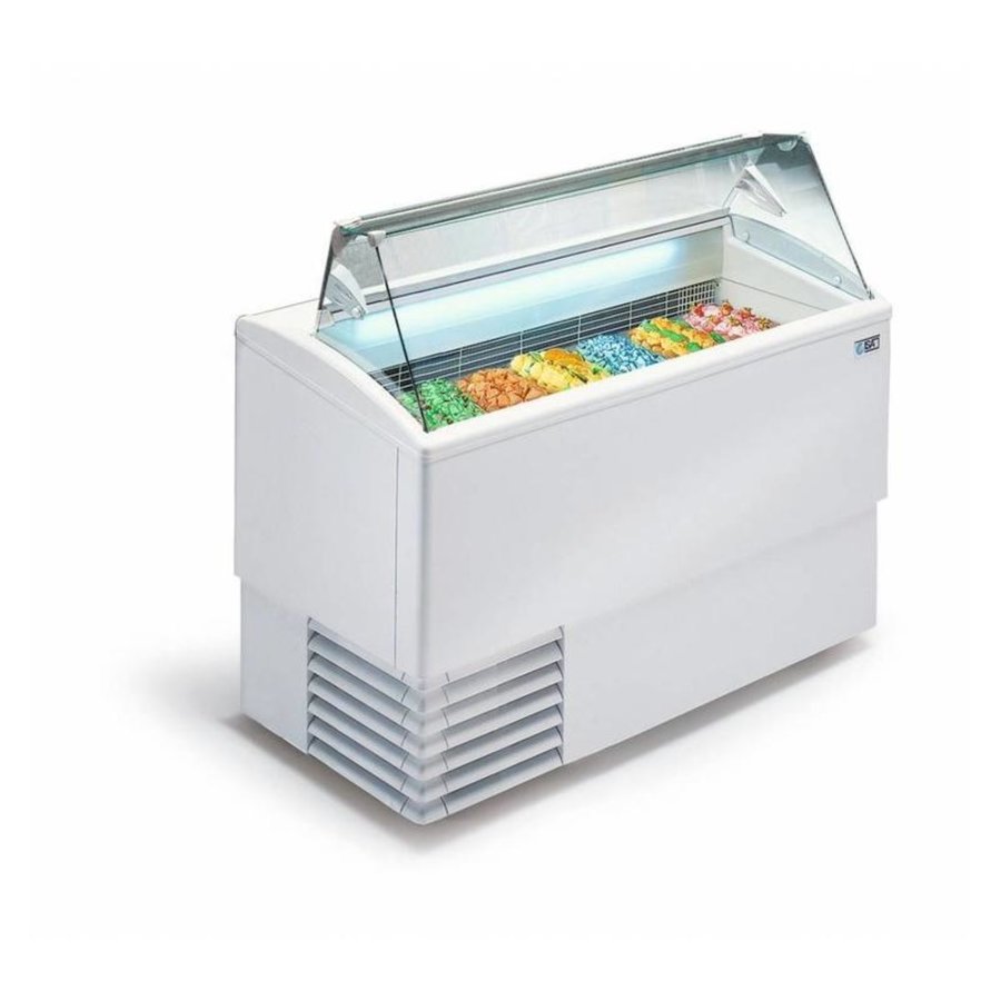 Vitrine à glace 7+(7) bacs - isa - l1354xp800xh1176 mm - 830 watt_0