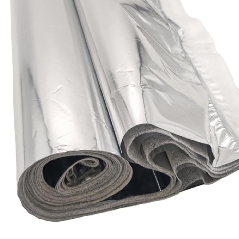 ANTIHUMEDADES Isolant Thermique Réfléchissant Multicouche Aluminium 100% (9 couches - 10m x 1,20m) Barrière de Vapeur - Isolation thermique et acou_0