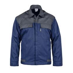 Blouson de travail Bleu marine Gris Taille XXL Polyester / Coton 4 poches VITO - XXL bleu 5604612674038_0