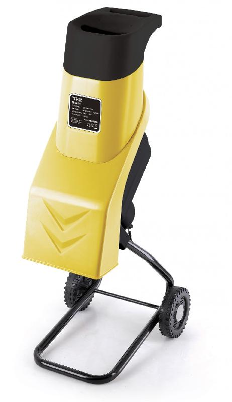 Broyeur de végétaux électrique YT5452 - 2000W - Diamètre max 38mm - Bac de 40L - Plateau porte-couteaux_0