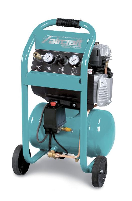 Compresseur de chantier mobile cuve 10 L 1,5 kW / 2 Ch 155 L/min 10 bars 230V Aircraft COMPACT-AIR 265/10 E_0