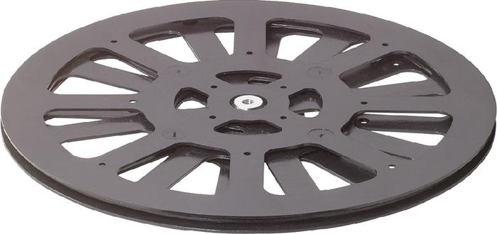 Couronne D. 302 mm - capacité de charge 150 kg - épaisseur 10 mm - plastique noir - BS ROLLEN_0