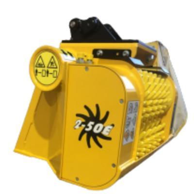 Godet cribleur 2-50E - Minipelle-shop - pour porteurs 1-2 tonnes, 60L de capacité, 480mm de largeur_0