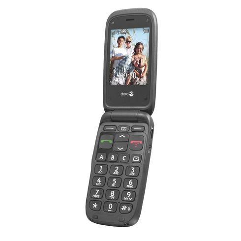 Doro 6040 Téléphone mobile a clapet pour senior - Large afficheur - Touche  d'assistance avec géolocalisation GPS - Rouge et blanc - Doro