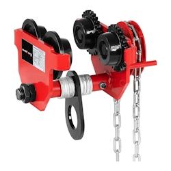 Helloshop26 - Chariot pour palan - 1 000 kg - 65-110 mm avec chaine incluse outils atelier 14_0007137 - 3001266799780_0