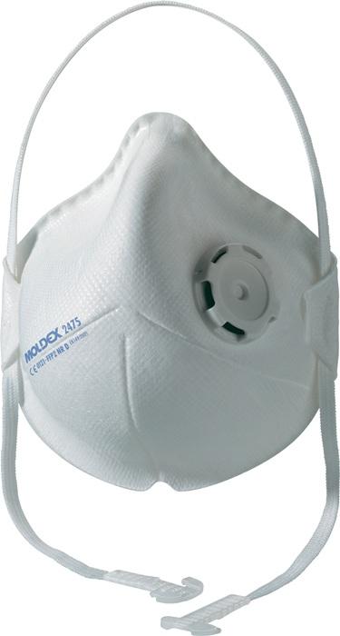 Masque de protection respiratoire Smart Pocket® 247501 FFP2 / V NR D avec soupape d'expiration, pliable 10pcs/carton MOLDEX_0