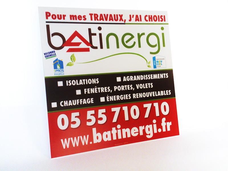 Panneaux d'affichage extérieur batienergie pvc sérigraphie 4 couleurs_0