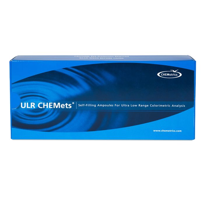 Recharge pour Kit d’analyse visuelle de la Silice 0-0,20 ppm, type : CHEMets 30 ampoules, marque Chemetrics - Ref.: NBM004_0
