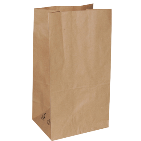 Sac papier kraft - sos kraft | 22 + 14 x 38 cm_0