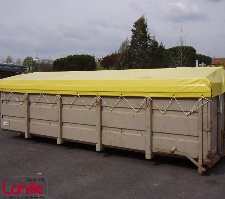 Bâche, filet et capot pour remorque - Lahille - en toile PVC de haute qualité - protection agricole_0