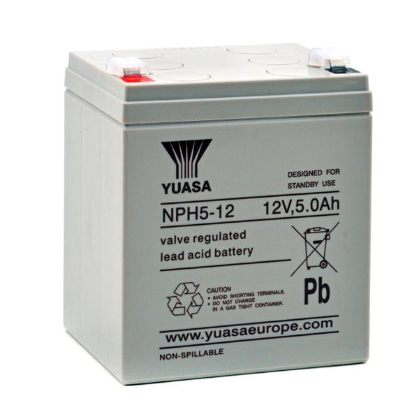 BATTERIE ONDULEUR (UPS) YUASA NPH5-12 12V 5AH F6.35_0