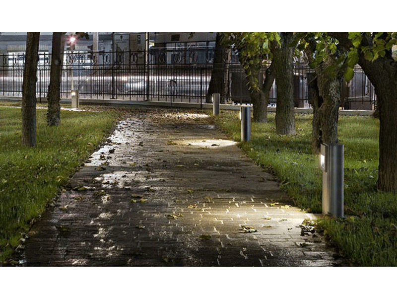 Borne lumineuse LED d'éclairage public - Aluminium - 26W - 0.50 à 0.80m - IP65 IK06_1