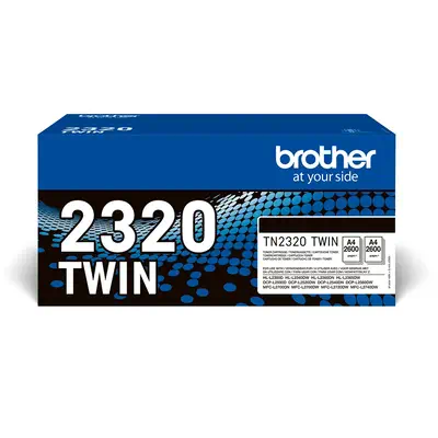Brother TN-2320TWIN Cartouche de toner 1 pièce(s) Original Noir_0