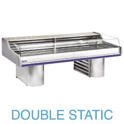 Comptoir réfrigéré vitré self-service - Saigon Plus - bandeau bleu - R290 - 2500x1195x1175 - SG25BS/B1-R2_0