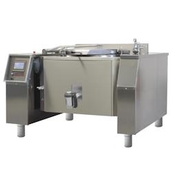 EURAST - Marmite basculante à gaz 500 litres indirect, mélangeur et moteur - 1975x1825x1135 mm - 55 Kw + 750 W 230/1V - 18618500 - inox 18618500_0