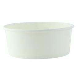 FIRSTPACK FHC - 400Pcs - Saladier rond en carton blanc 