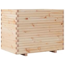 Helloshop26 - Jardinière bac lit surélevé plantes fleurs terrasse jardin 90 x 60 x 72,5 cm bois de pin massif marron 02_0038040 - 3000214032092_0