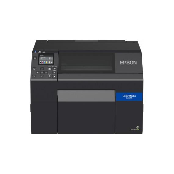 Imprimante étiquettes couleur jet d'encre - Epson ColorWorks CW-C6500PE avec distributeur en ligne_0
