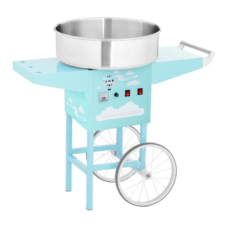 MACHINE À BARBE À PAPA AVEC CHARIOT 52 CM 1200 WATTS TURQUOISE 14_0002278_0