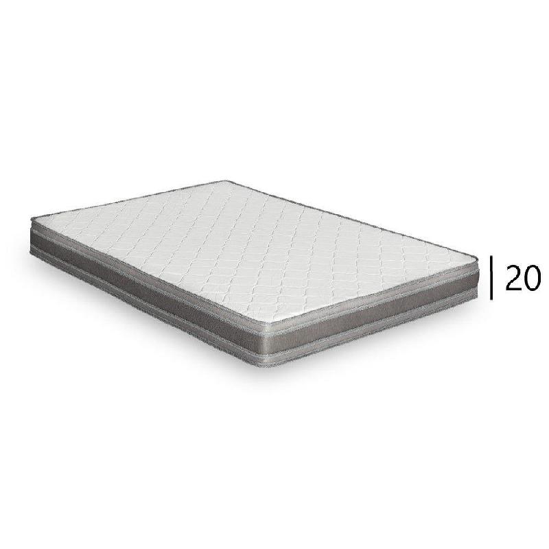 Matelas TÉNOR - Épaisseur 20 cm avec 4 cm à mémoire de forme 50Kg/m3 - Pour canapé convertible express 160 cm_0