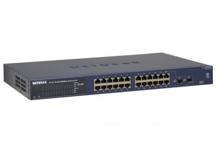 NETGEAR GS724T - Switch manageable 24 ports Gigabit + 2 MiniGBIC, rackable_0