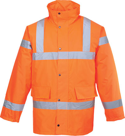 Parka haute visibilité orange S460 - XXL - bandes réfléchissantes, imperméable, certification CE_0