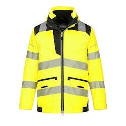 Portwest - Parka de travail 5 en 1 PW3 HV Orange / Noir Taille L - L orange 5036108355020_0