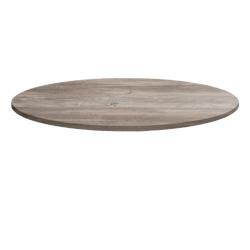 Restootab - Plateau Ø120 decor chene saman - marron Bois manufacturé PL-R120M-CH.SAM_0