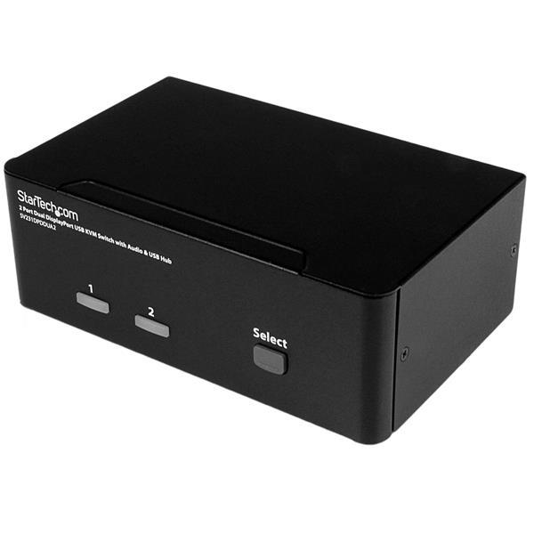 StarTech.Com Switch KVM DisplayPort double affichage à 2 ports - 4K 60 Hz_0
