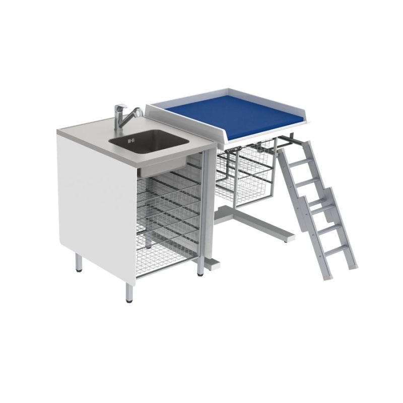 Table à langer pour handicapé - Granberg - électrique - 333-081-02 - hauteur variable 72-112 cm - 50 kg max_0