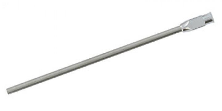 Aiguille longue tout en métal - capillaire en inox - L=100 mm - taille 8_0