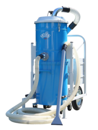 Aspirateur pneumatique grande puissance avec réservoir 70L, idéal pour aspirer abrasifs, gravats, sciures et poudres - HELIOS_0