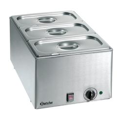 Bain Marie Professionnel 3 Bacs GN 1/3 - Bartscher - inox 200233_0