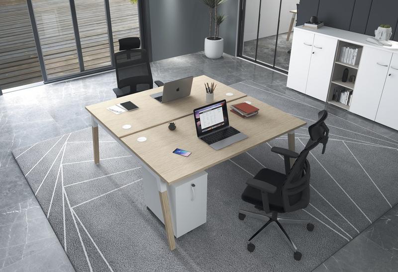 Bureau bench 2 personnes 120cm Accord_0