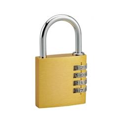 Cadenas à combinaison Venus, 4 chiffres, intérieur, anse acier, 40mm - THIRARD - doré 3150260908022_0